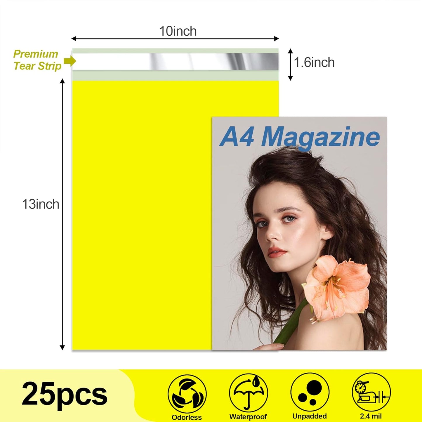 10x13'' Thank You Poly Mailers (1000pcs)