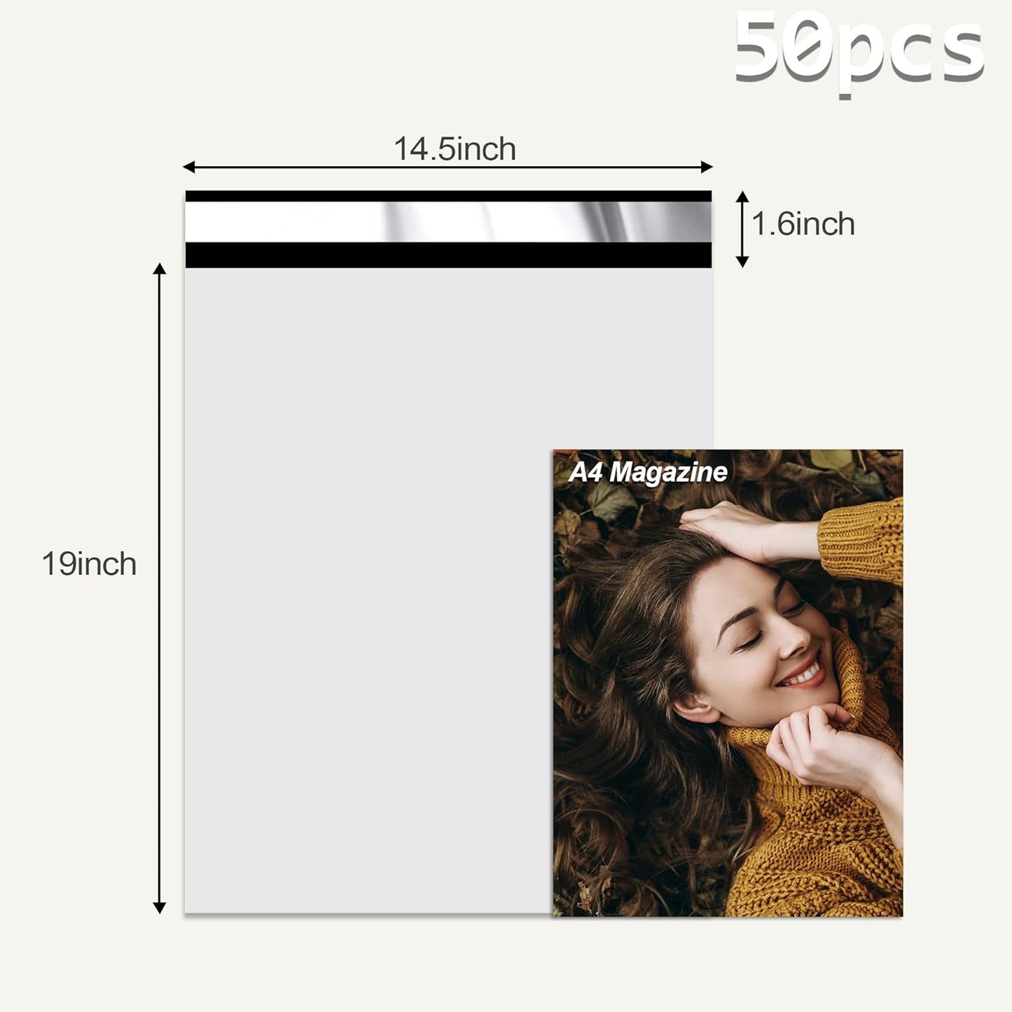 14.5x19'' Poly Mailers (100Pcs)