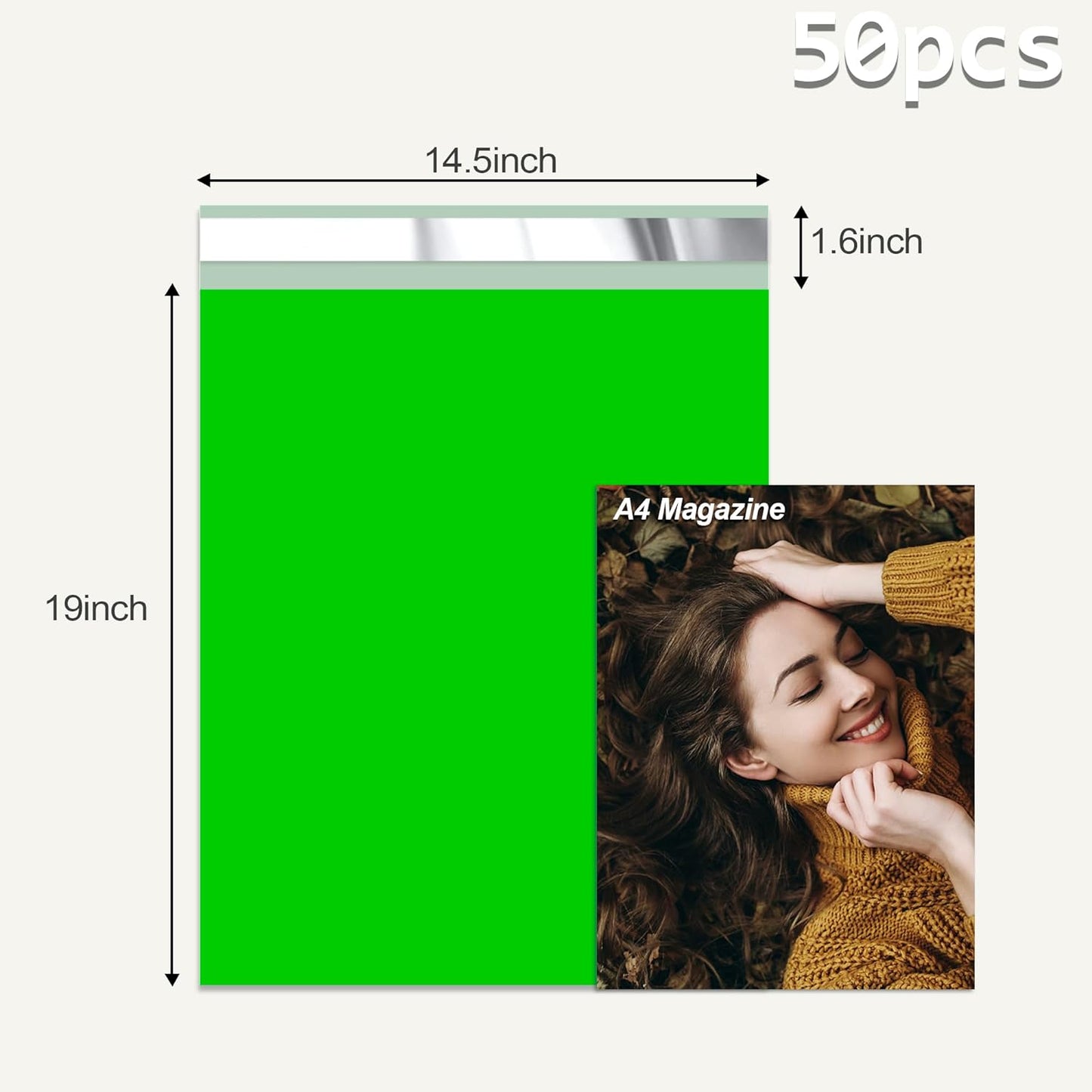 14.5x19'' Poly Mailers (100Pcs)