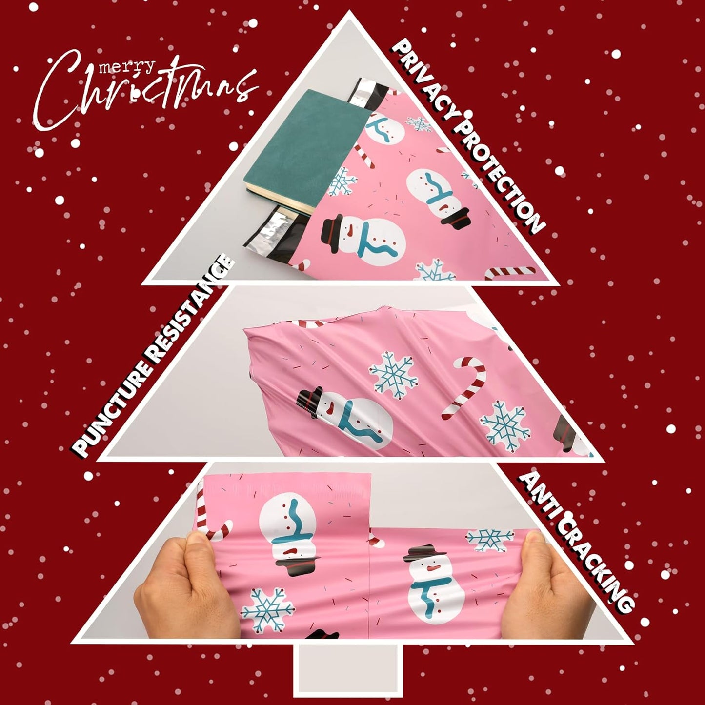 Snowmen Poly Mailers