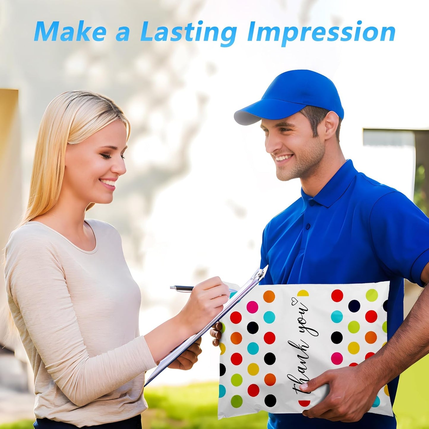 Polka Dots Poly Mailers