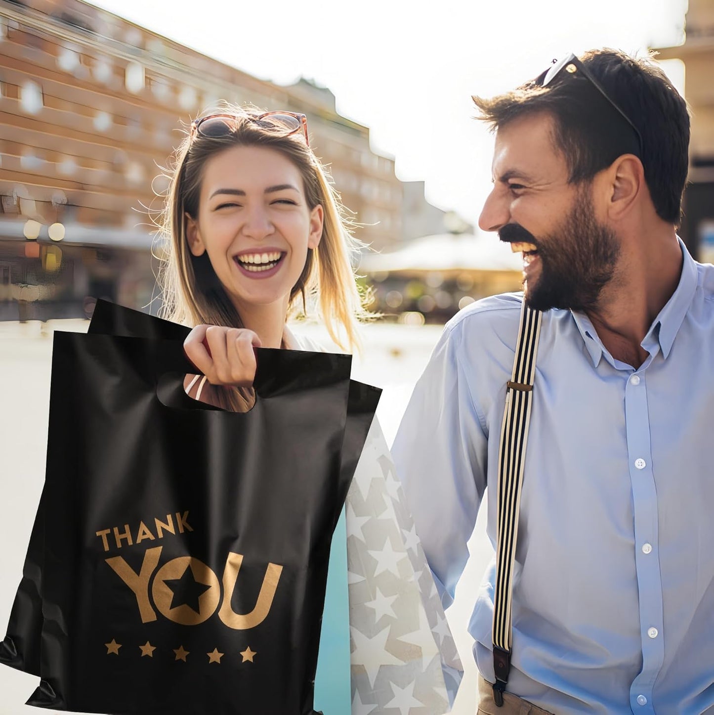 9x12'' Thank You Shopping Bags (50pcs)