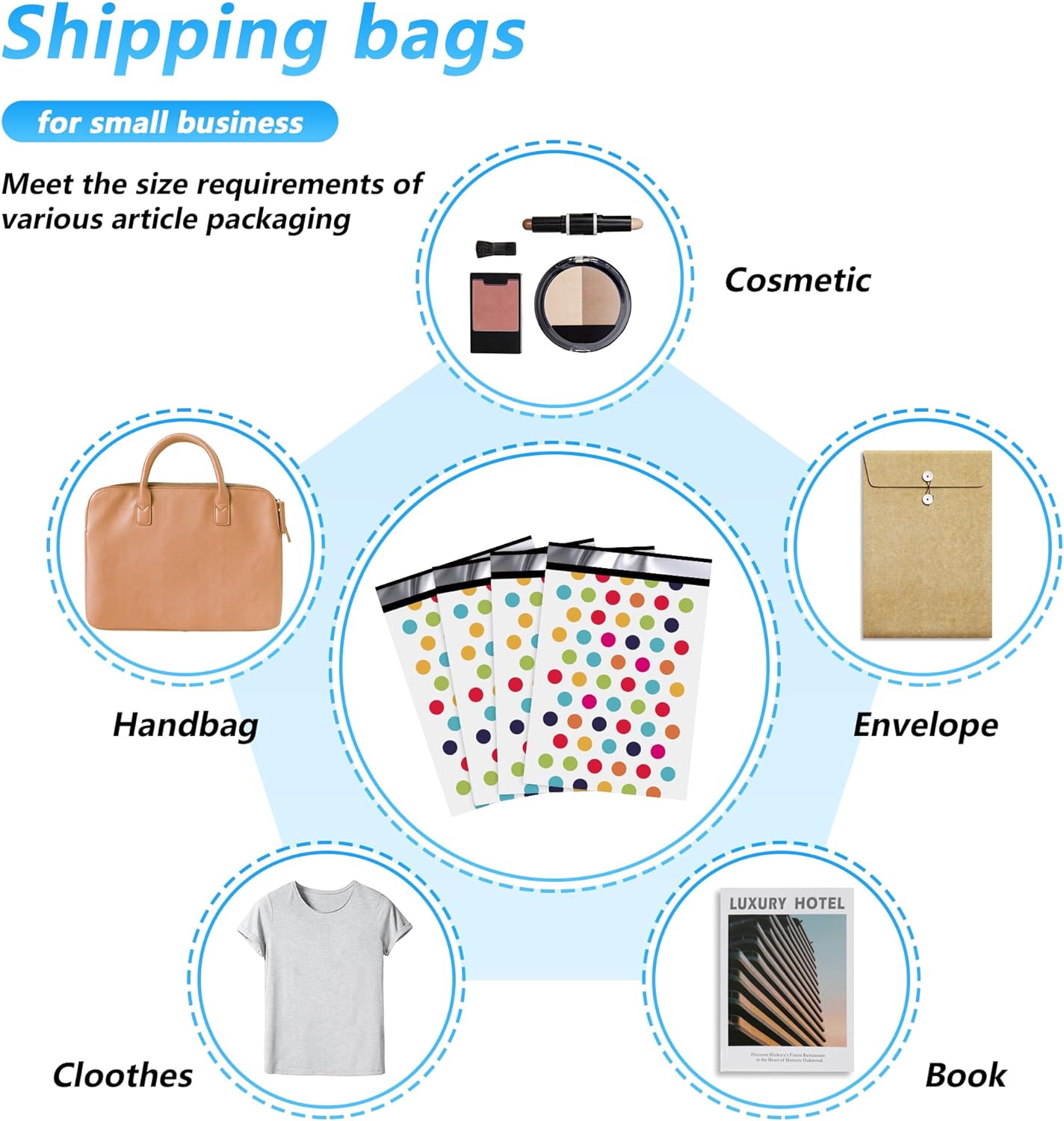Polka Dots Poly Mailers