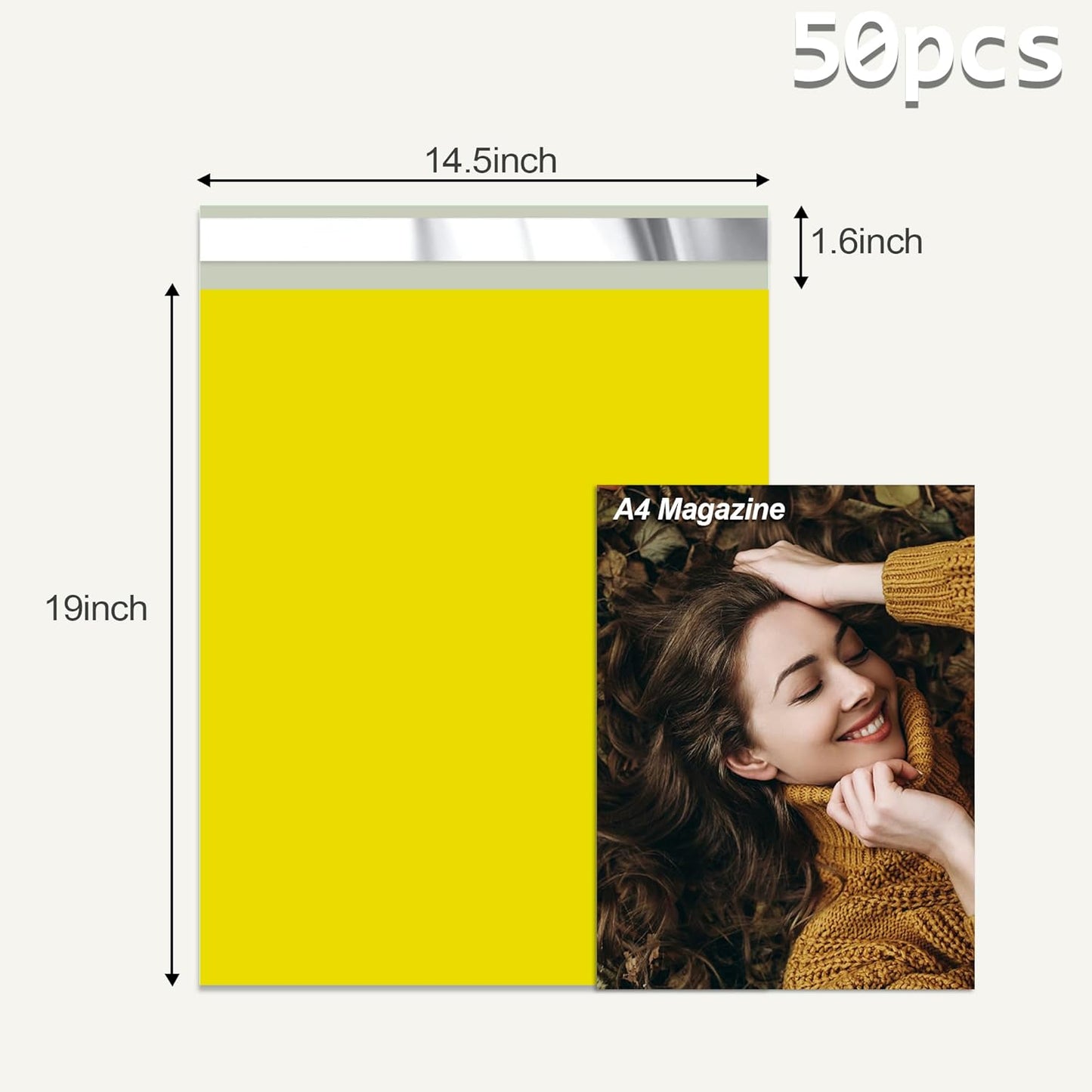 14.5x19'' Poly Mailers (100Pcs)
