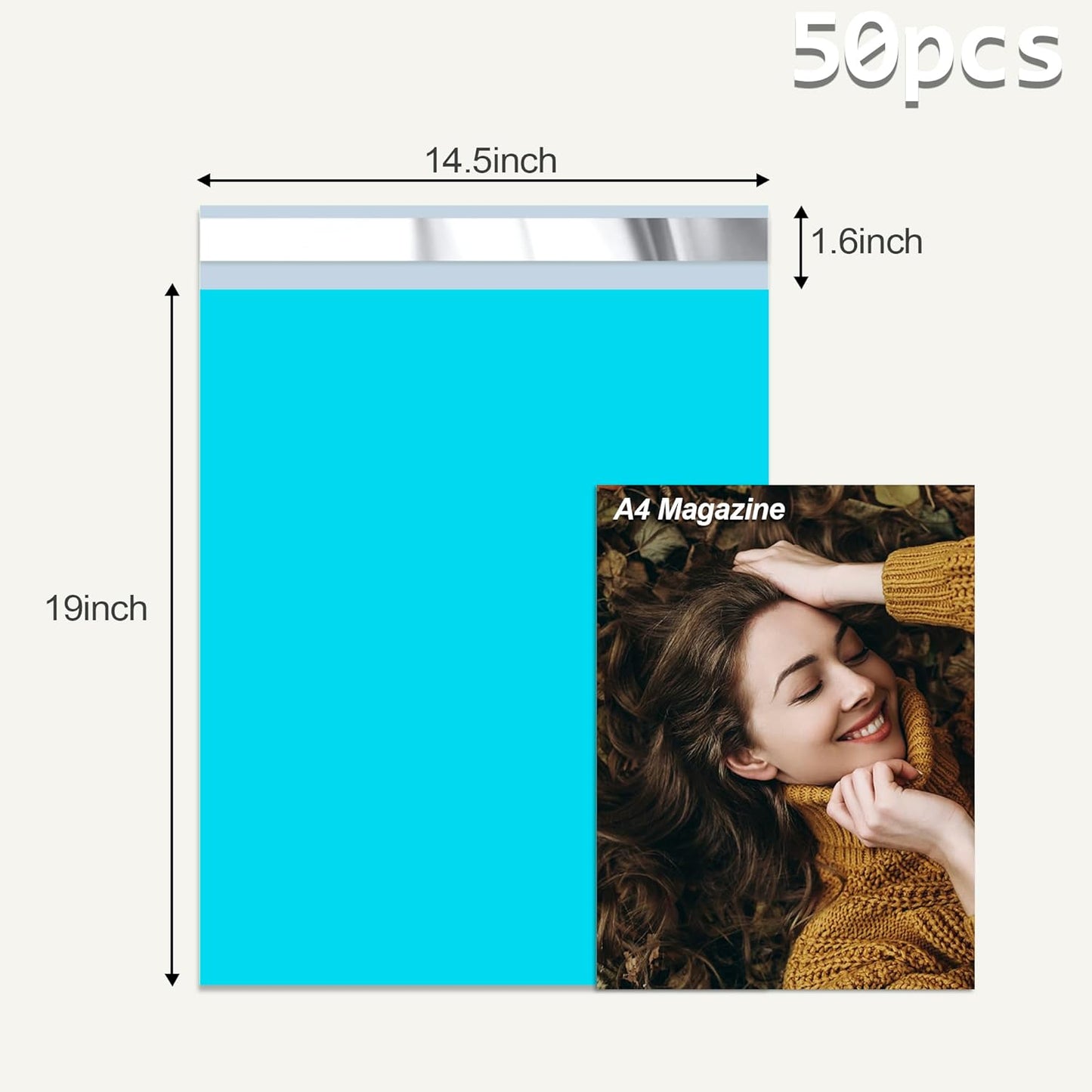 14.5x19'' Poly Mailers (100Pcs)