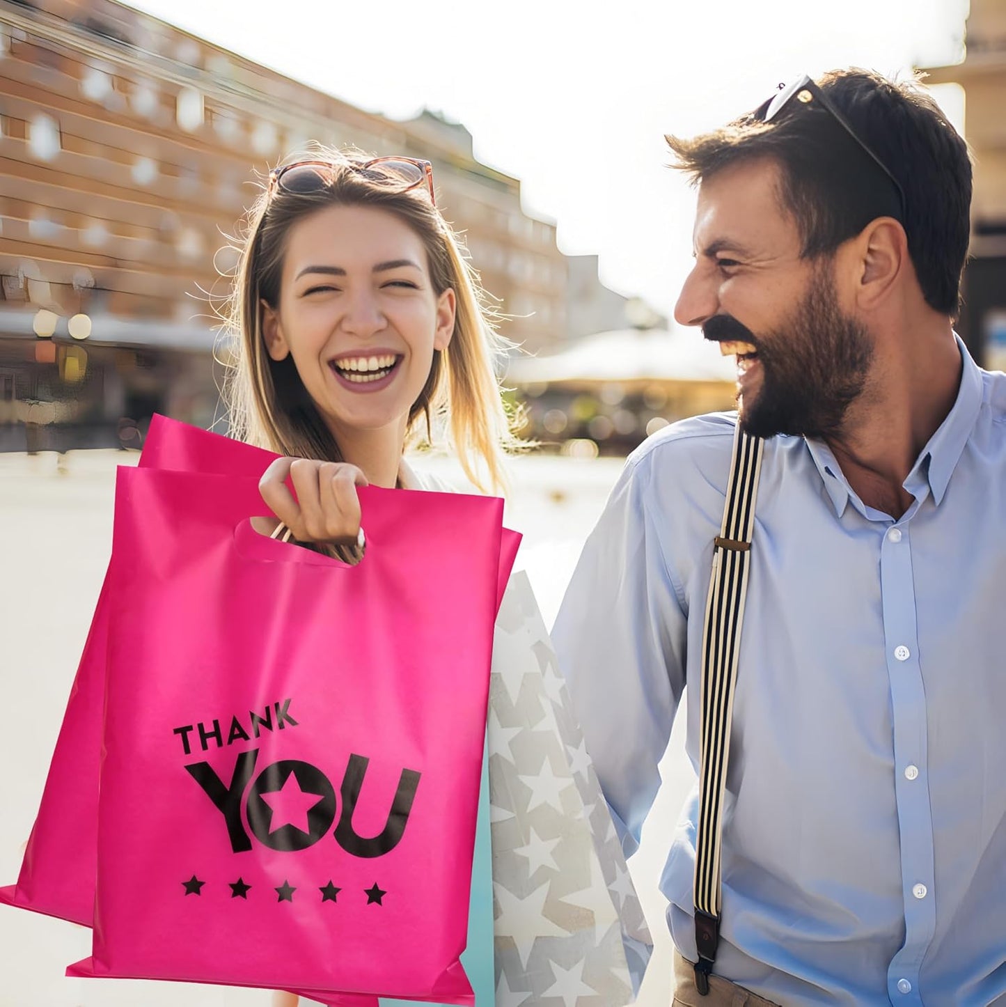 9x12'' Thank You Shopping Bags (50pcs)