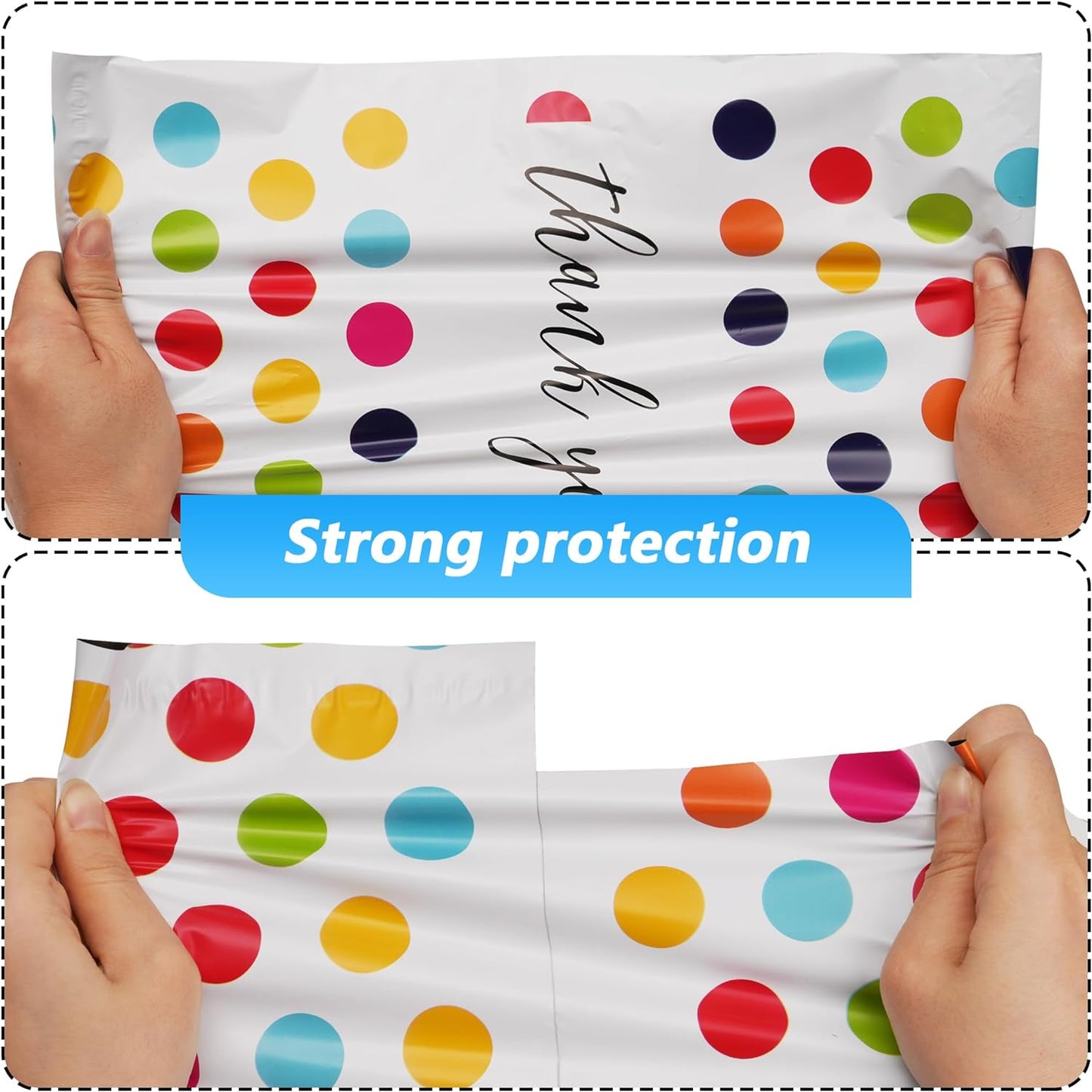 Polka Dots Poly Mailers
