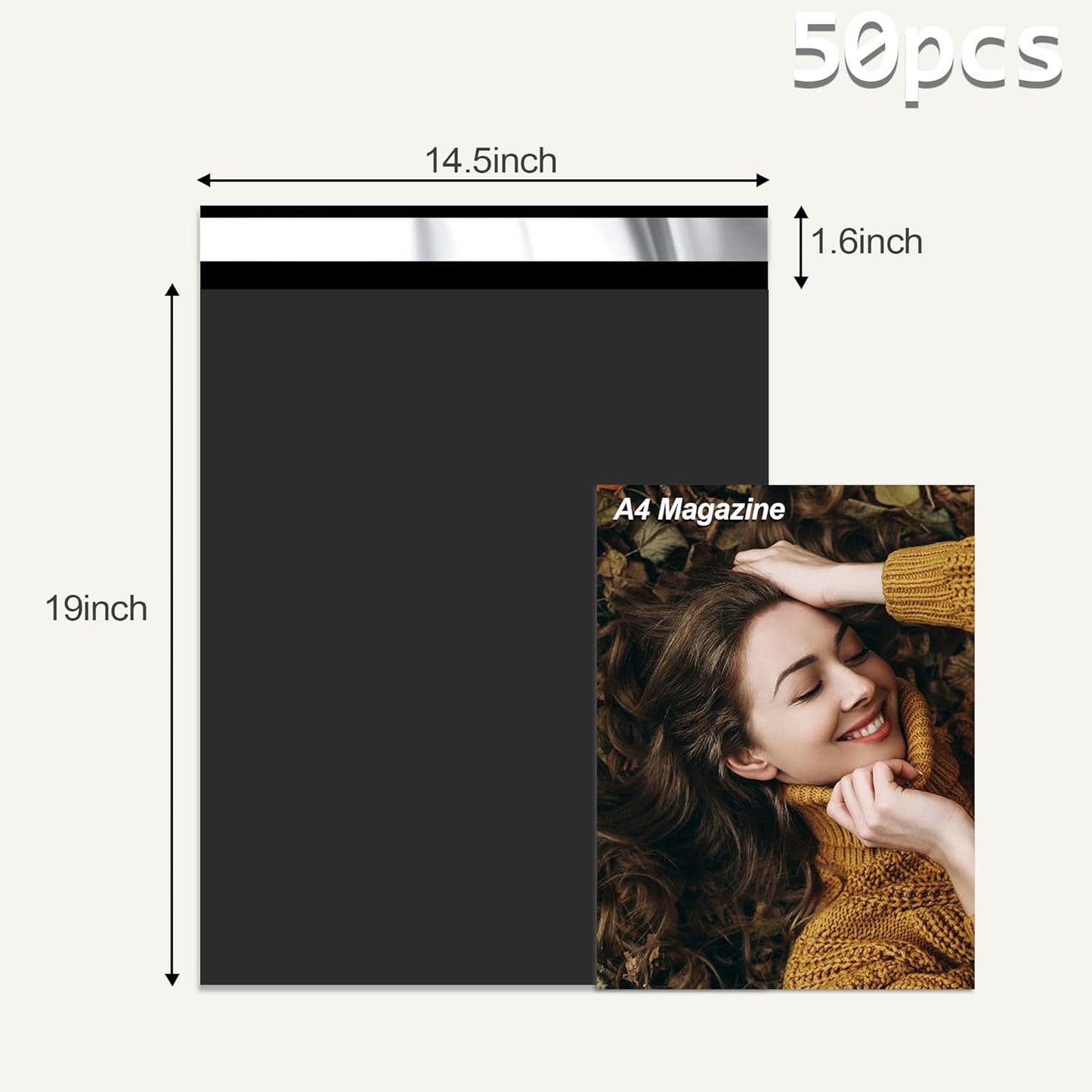 14.5x19'' Poly Mailers (100Pcs)