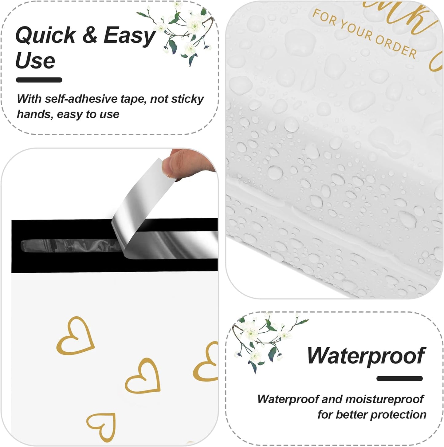 6x9'' Thank You Poly Mailers (500pcs)