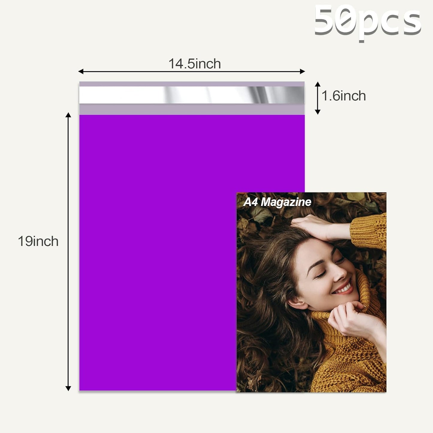 14.5x19'' Poly Mailers (100Pcs)