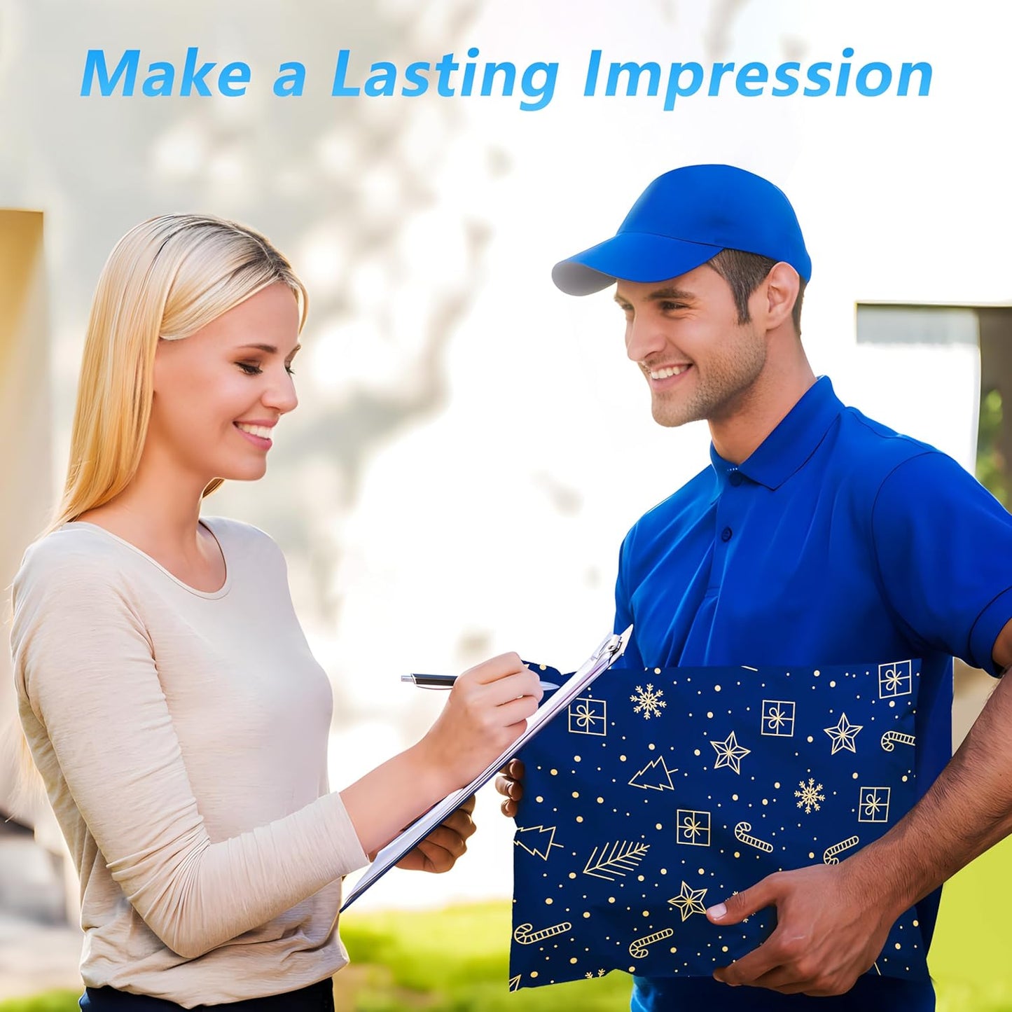 Christmas Starrysky Poly Mailers