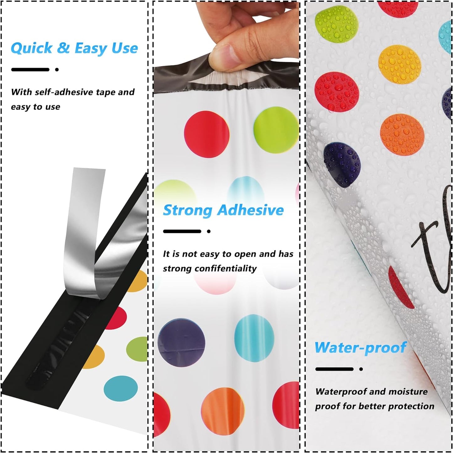 Polka Dots Poly Mailers