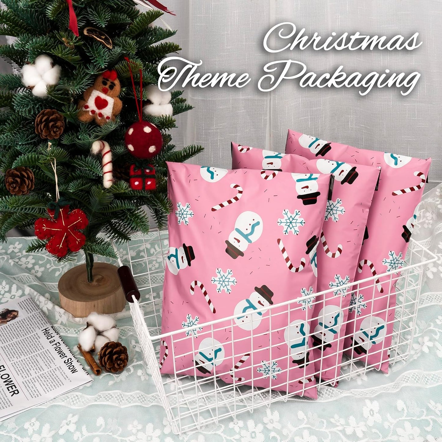 Snowmen Poly Mailers