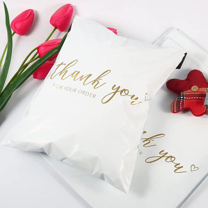 JinRuiKJ Thank You Series Poly Mailers (10*13 inch 25pcs)