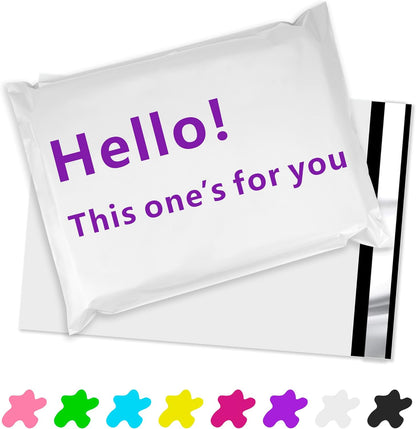 10x13'' Hello Poly Mailers (100Pcs)