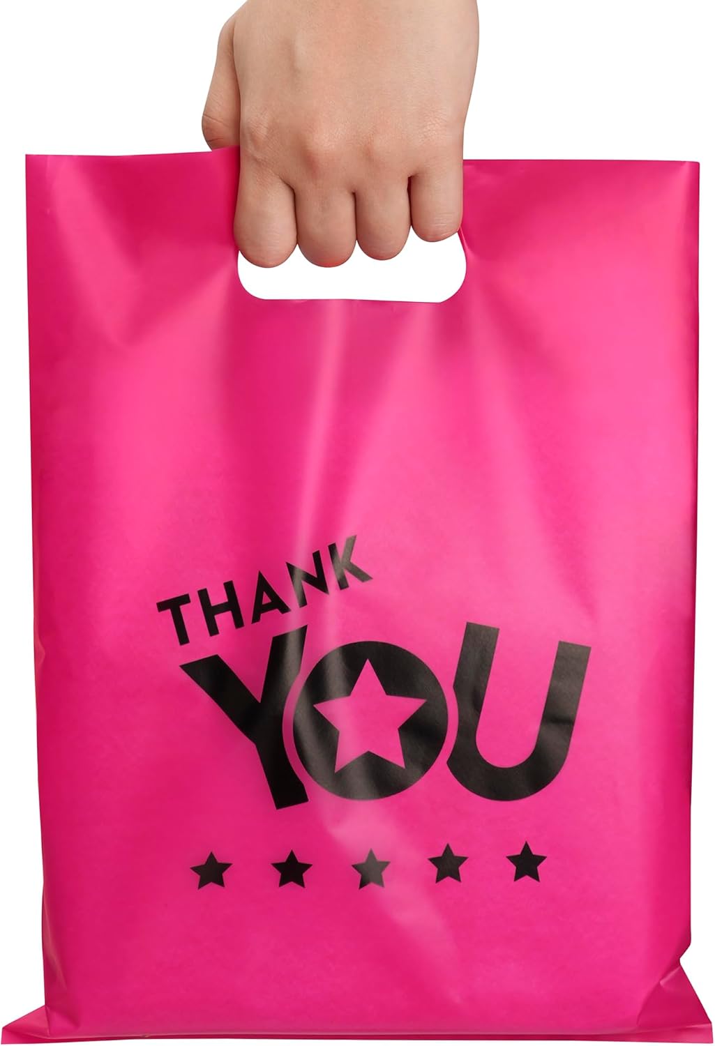 Vapulcio Thank You Shopping Bags (9x12 Inch 50pcs)