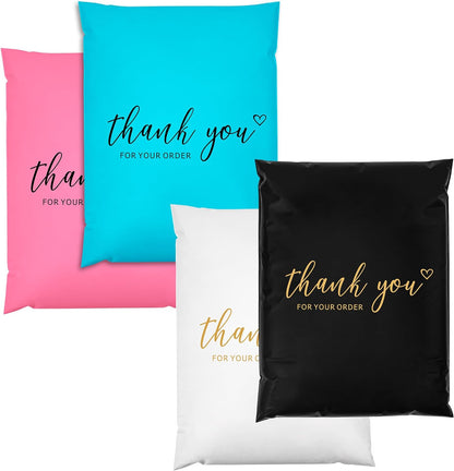 JinRuiKJ Thank You Series Poly Mailers (10*13 inch 25pcs)