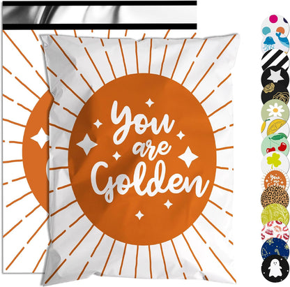 You are Golden Poly Mailers