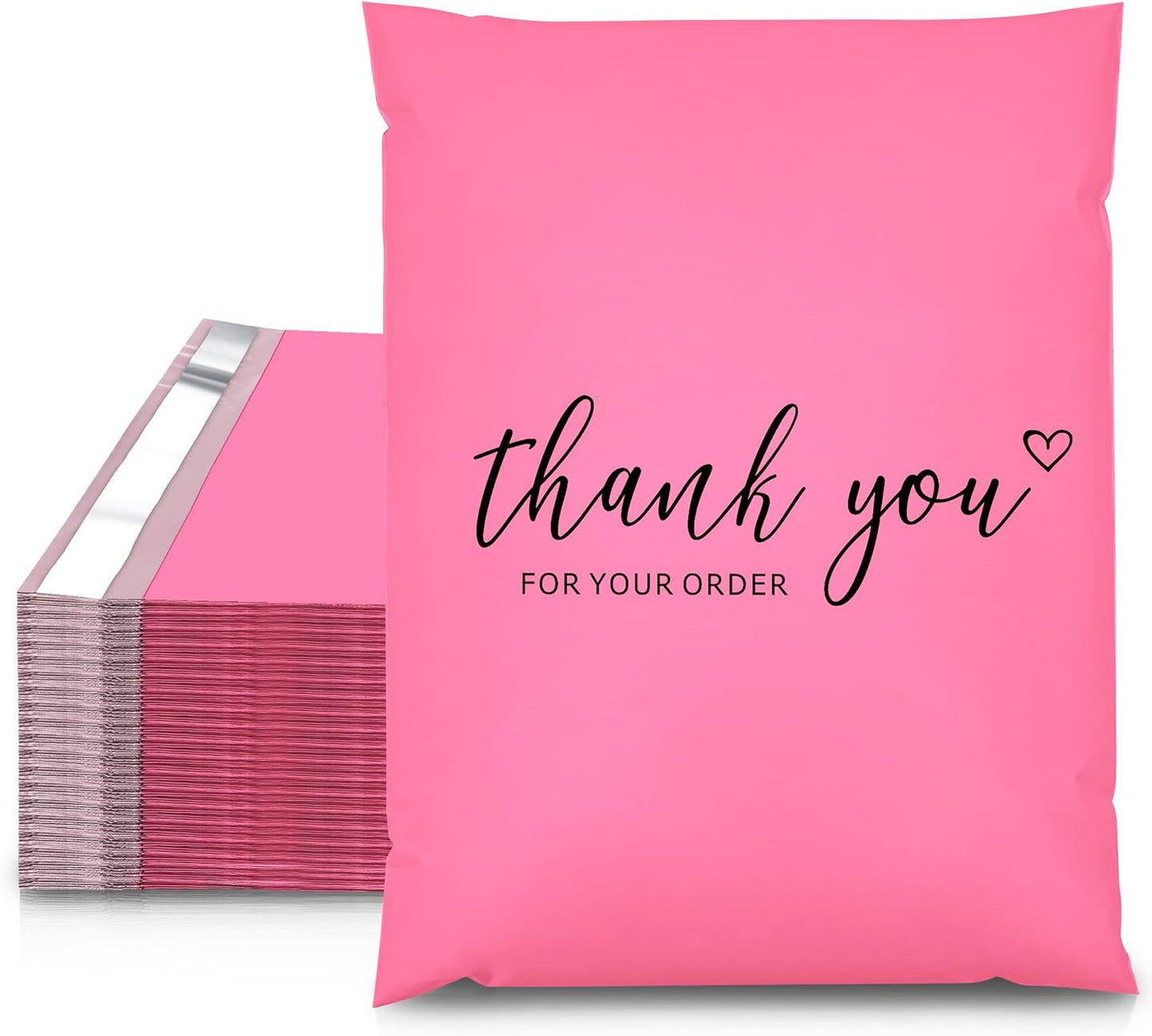 JinRuiKJ Thank You Series Poly Mailers (10*13 inch 25pcs)