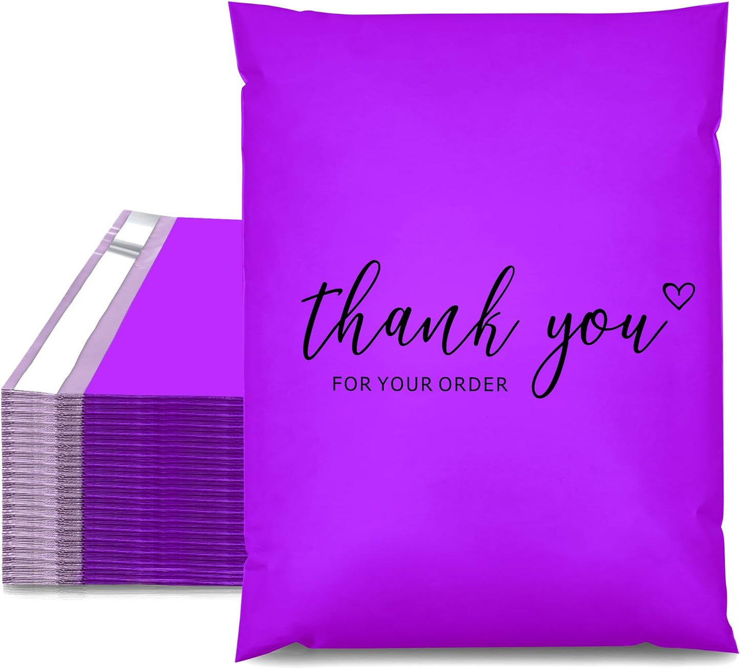 JinRuiKJ Thank You Series Poly Mailers (10*13 inch 25pcs)