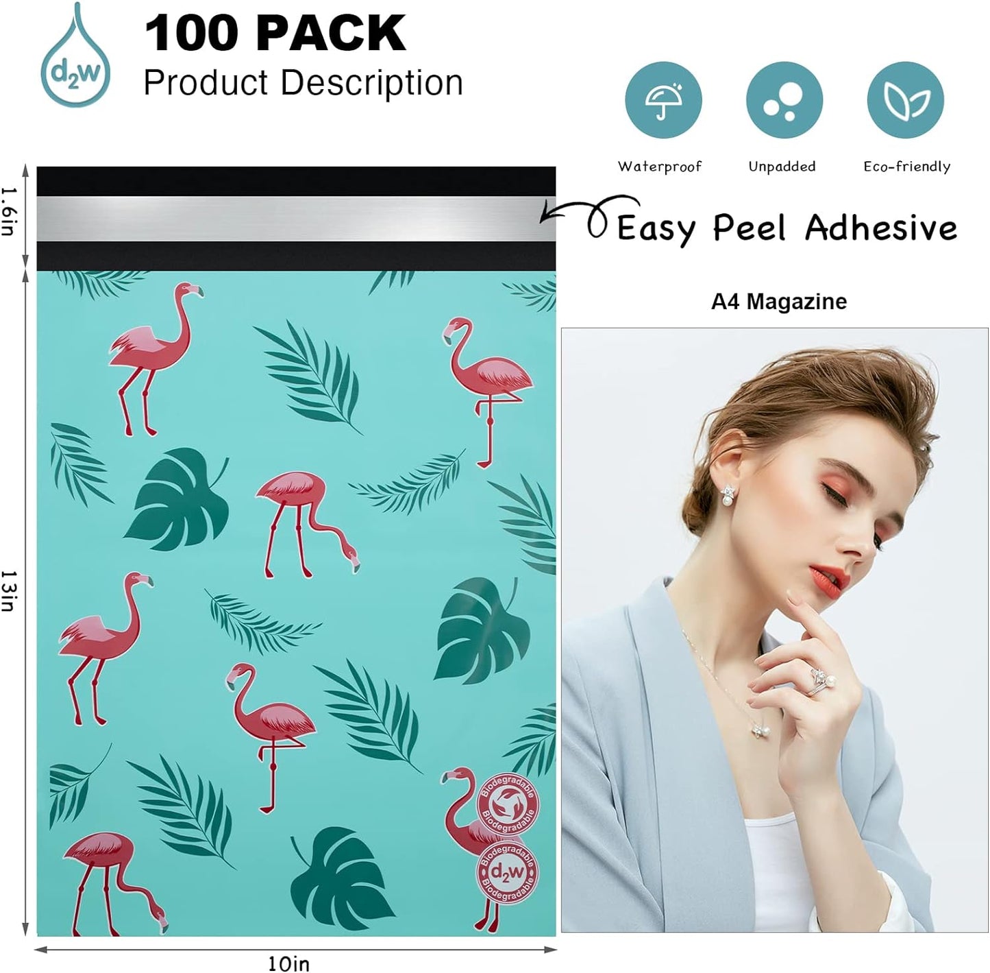 Flamingos Poly Mailers