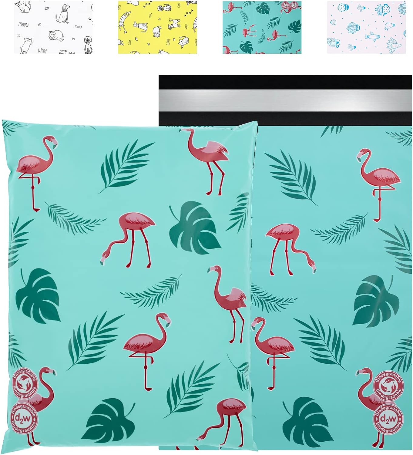 Flamingos Poly Mailers