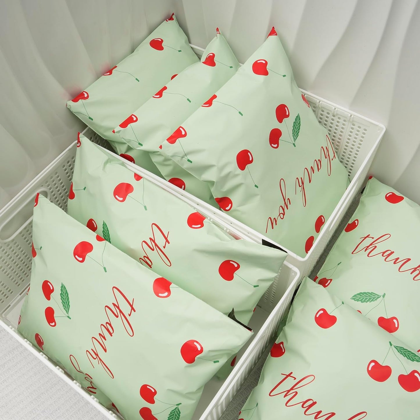 Cherry Poly Mailers