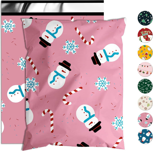 Snowmen Poly Mailers