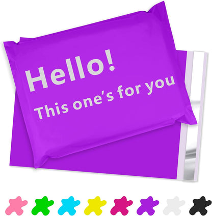 10x13'' Hello Poly Mailers (100Pcs)