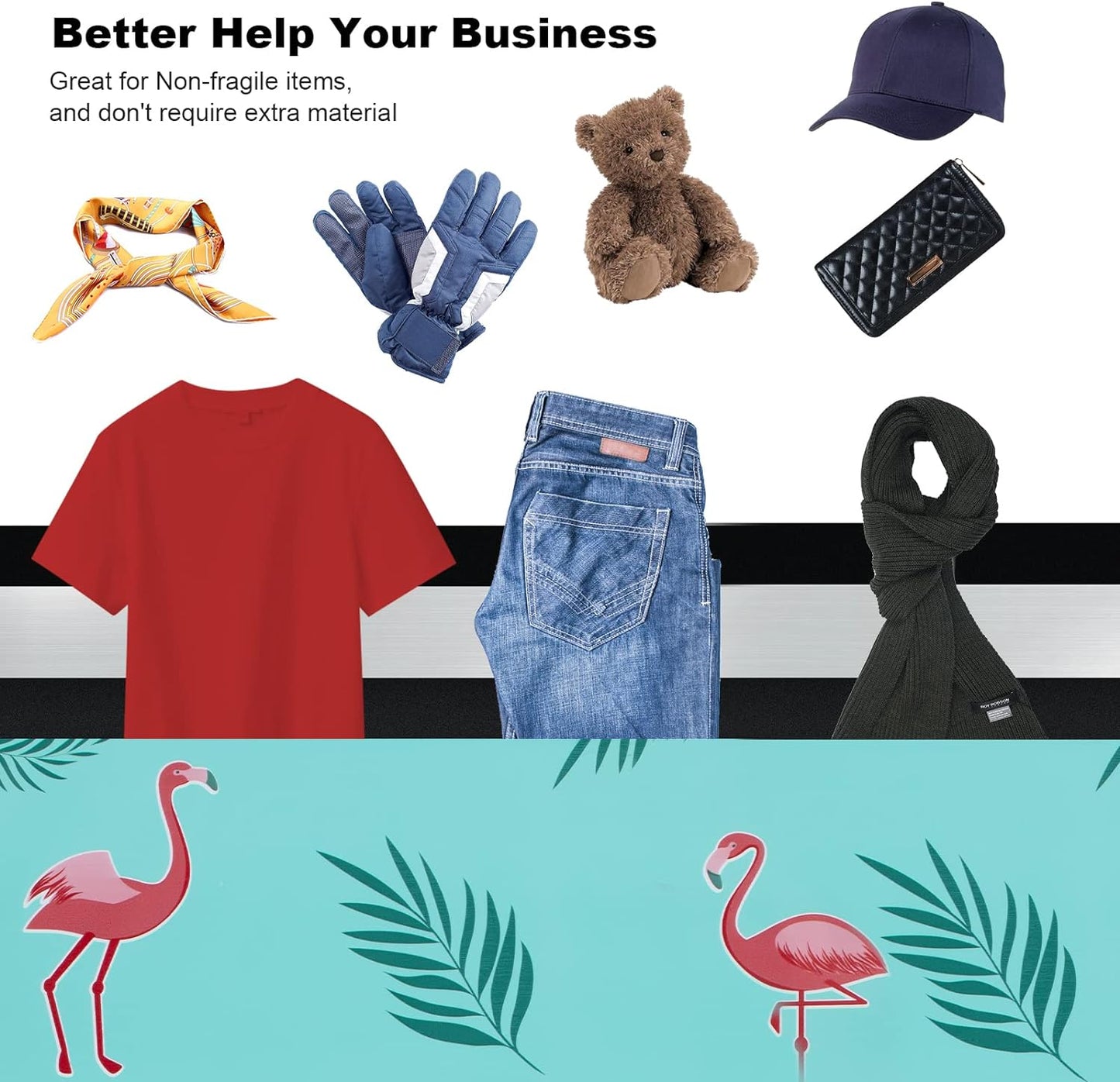 Flamingos Poly Mailers