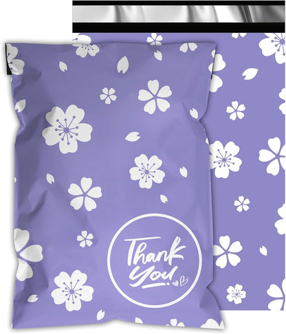 Purple Cherry Poly Mailers