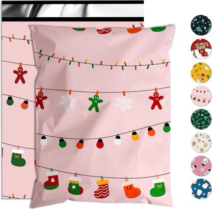 Christmas Lights Poly Mailers