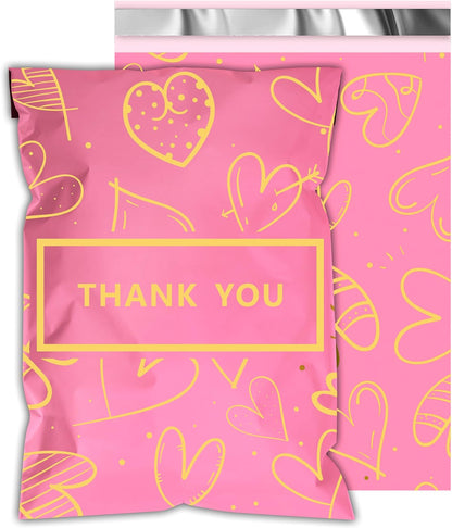 Heart Poly Mailers