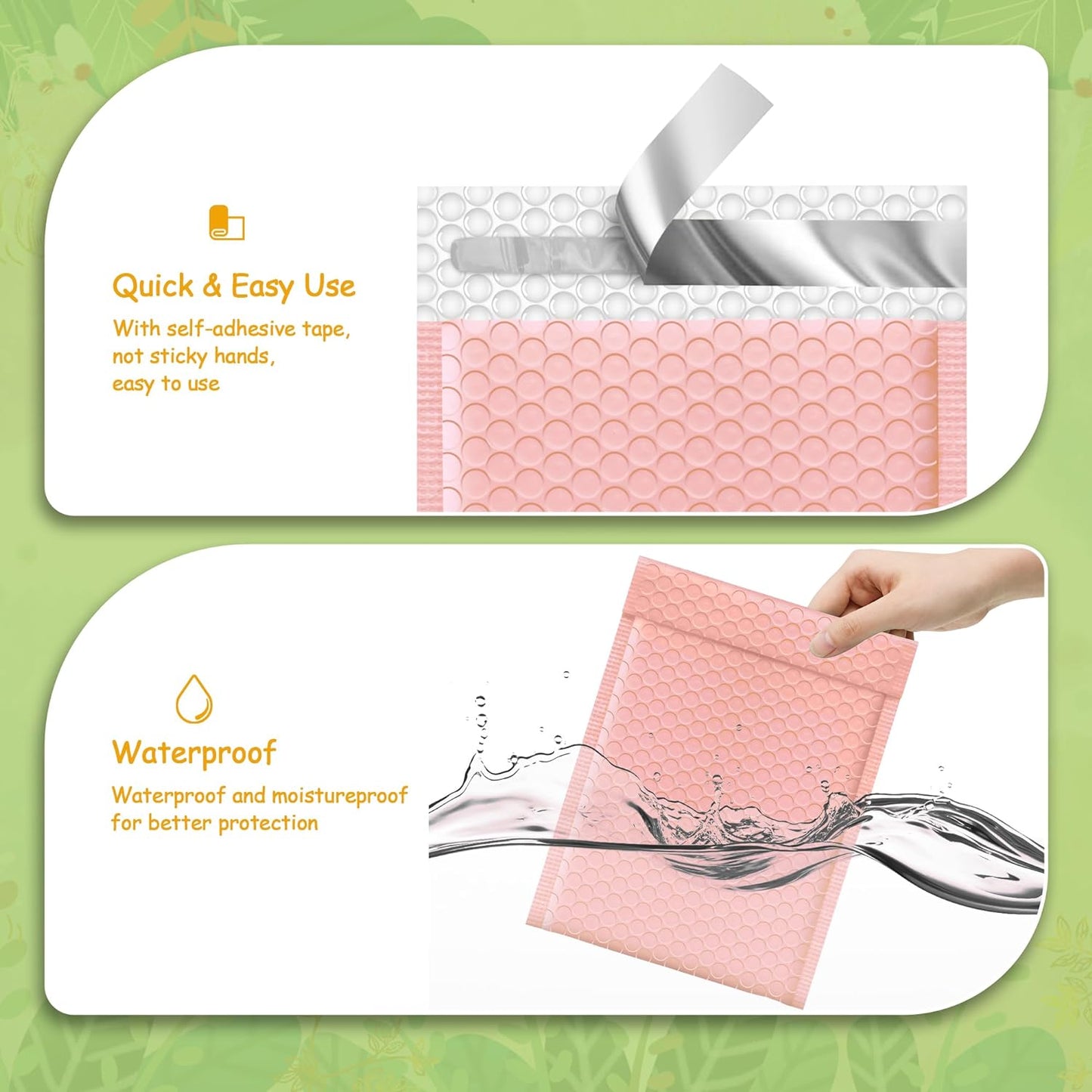 JinRuiKJ Bubble Mailers (6x10 Inch 25 Pcs)