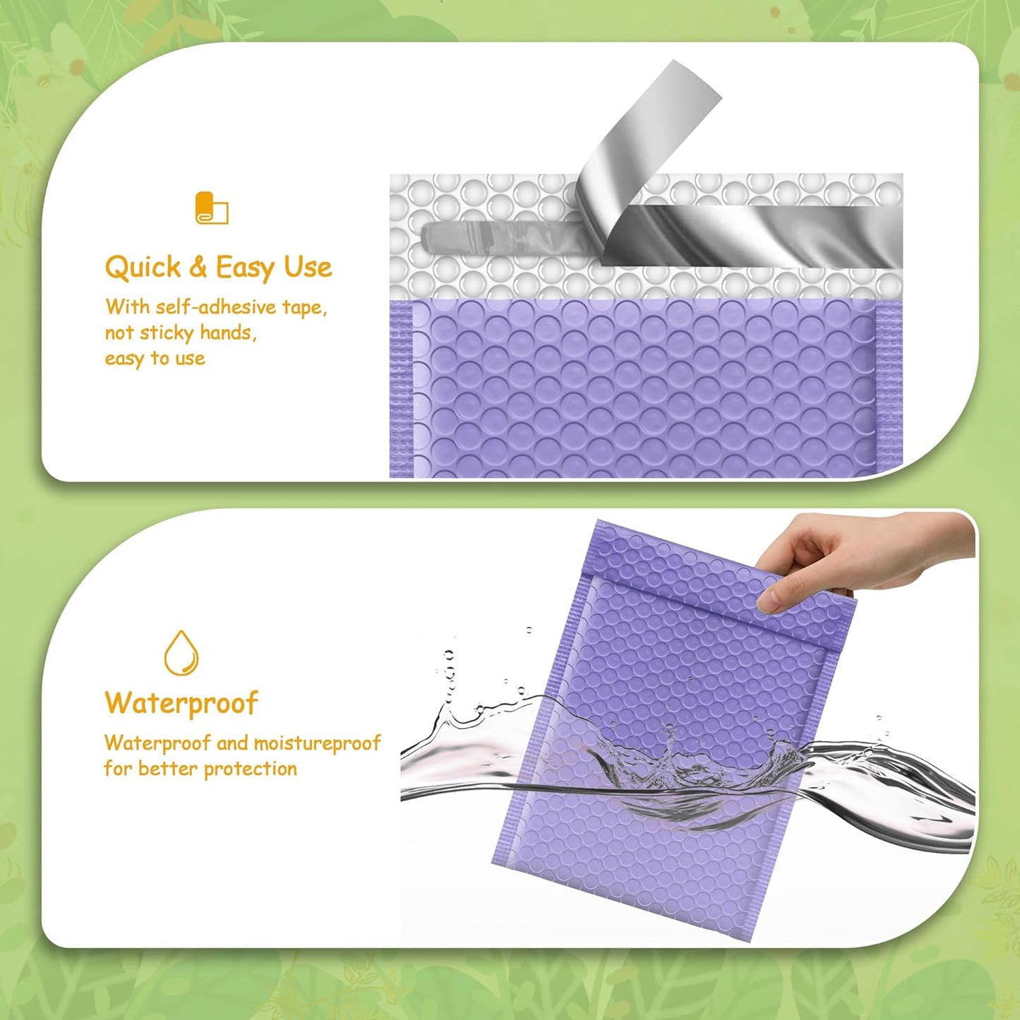 JinRuiKJ Bubble Mailers (6x10 Inch 25 Pcs)