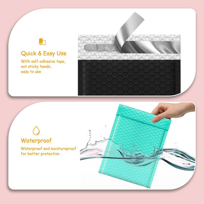 JinRuiKJ Bubble Mailers (6x10 Inch 25 Pcs)