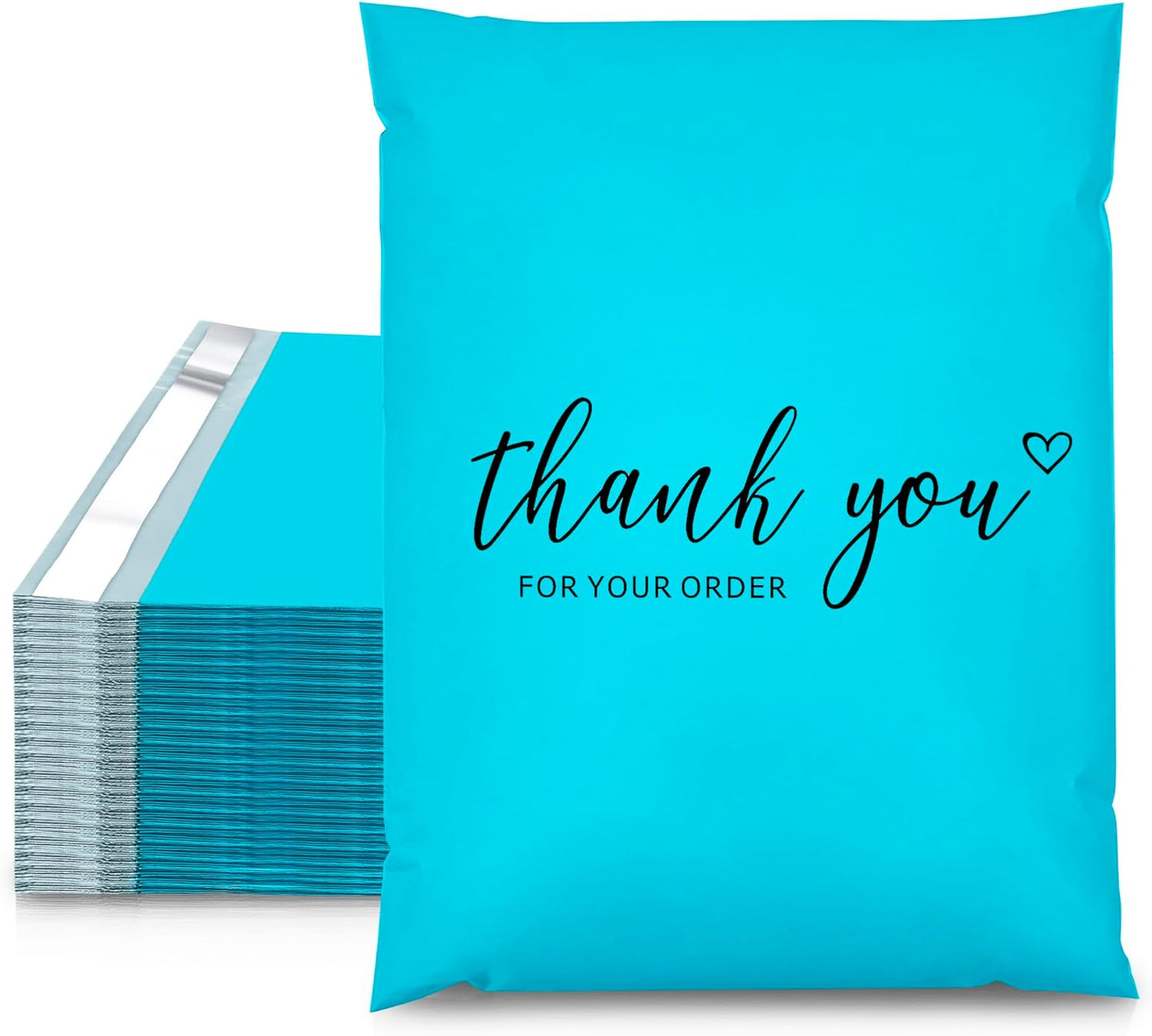 JinRuiKJ Thank You Series Poly Mailers (10*13 inch 25pcs)