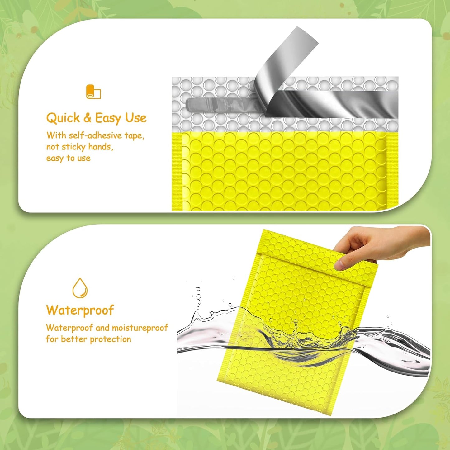 JinRuiKJ Bubble Mailers (6x10 Inch 25 Pcs)