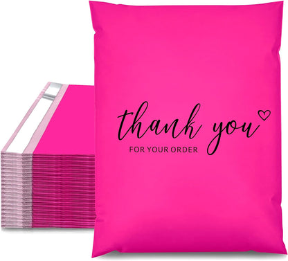 JinRuiKJ Thank You Series Poly Mailers (10*13 inch 25pcs)