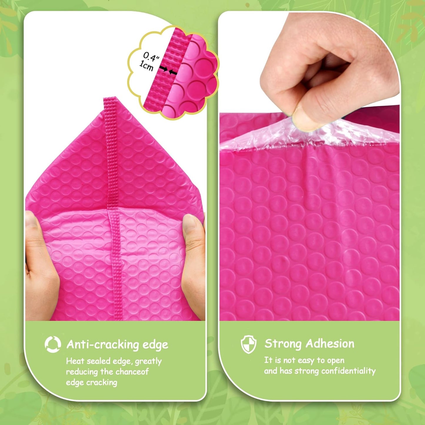 JinRuiKJ Bubble Mailers (6x10 Inch 25 Pcs)