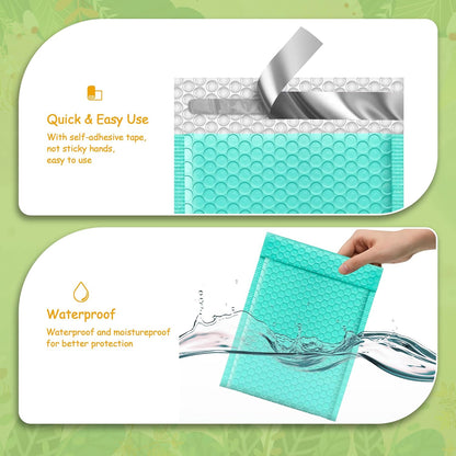 JinRuiKJ Bubble Mailers (6x10 Inch 25 Pcs)