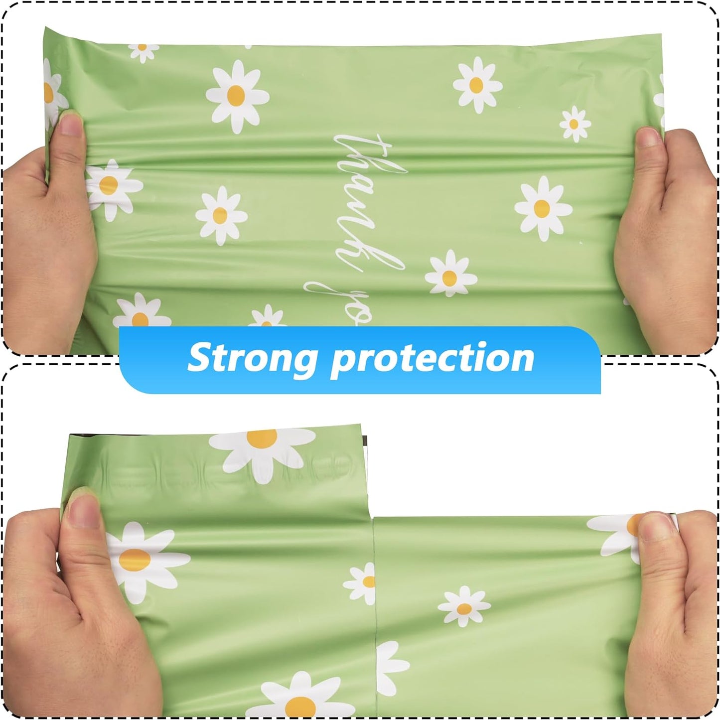 Chrysanthemum Poly Mailers