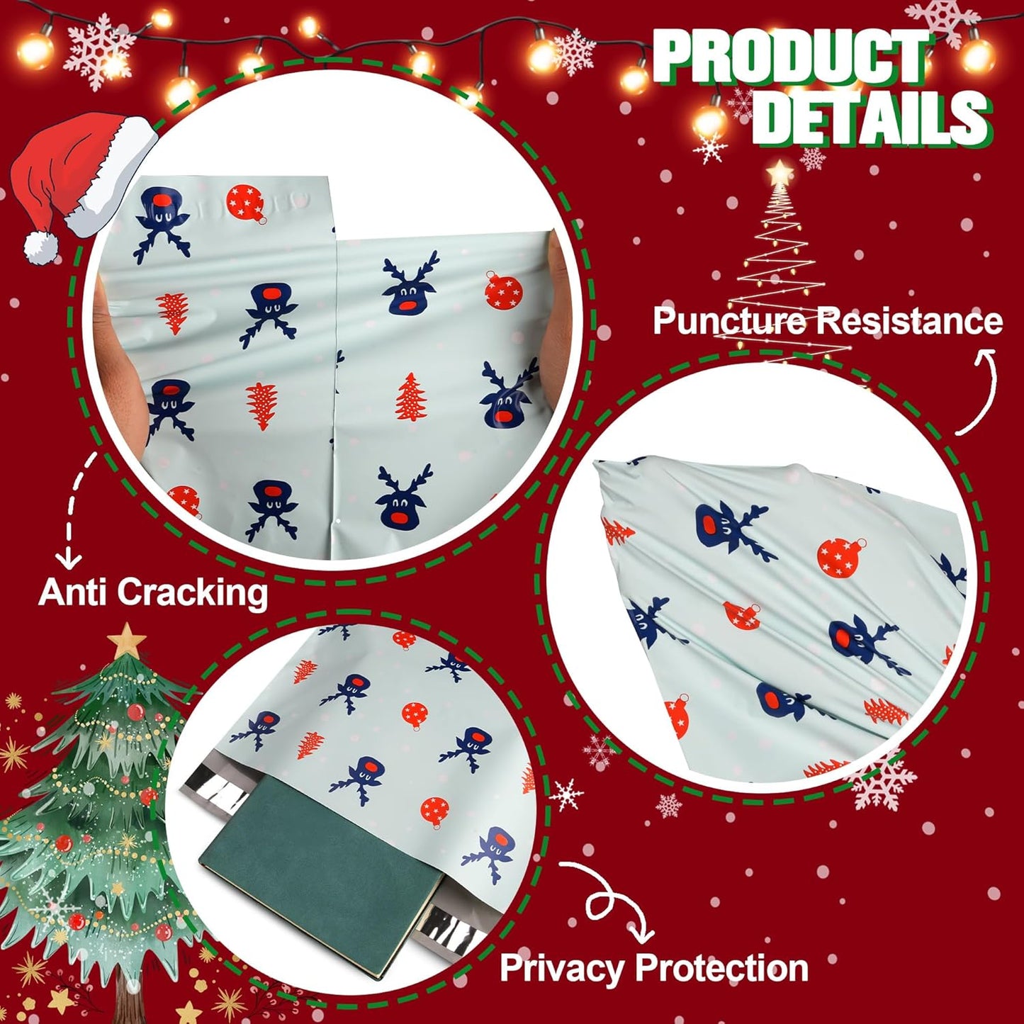 Christmas Blue Reindeer