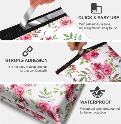 Floral Poly Mailers