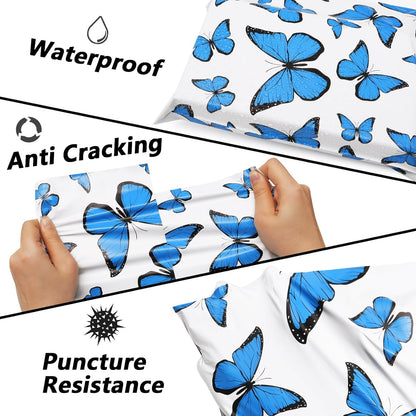 Blue Butterfly Poly Mailers