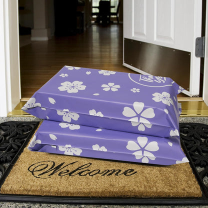 Purple Cherry Poly Mailers