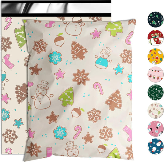 Christmas Elements Poly Mailers