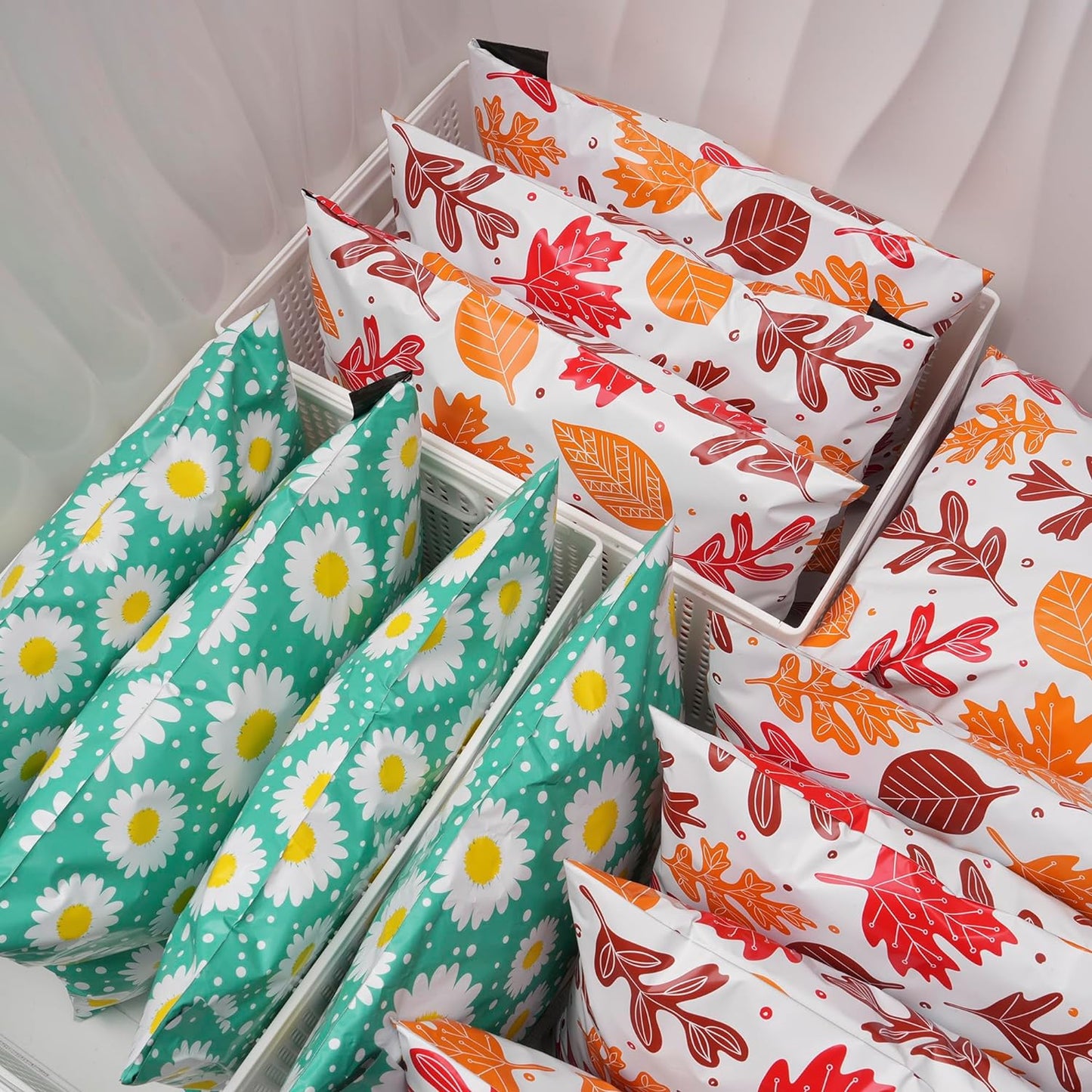 Maple Leaves Poly Mailers