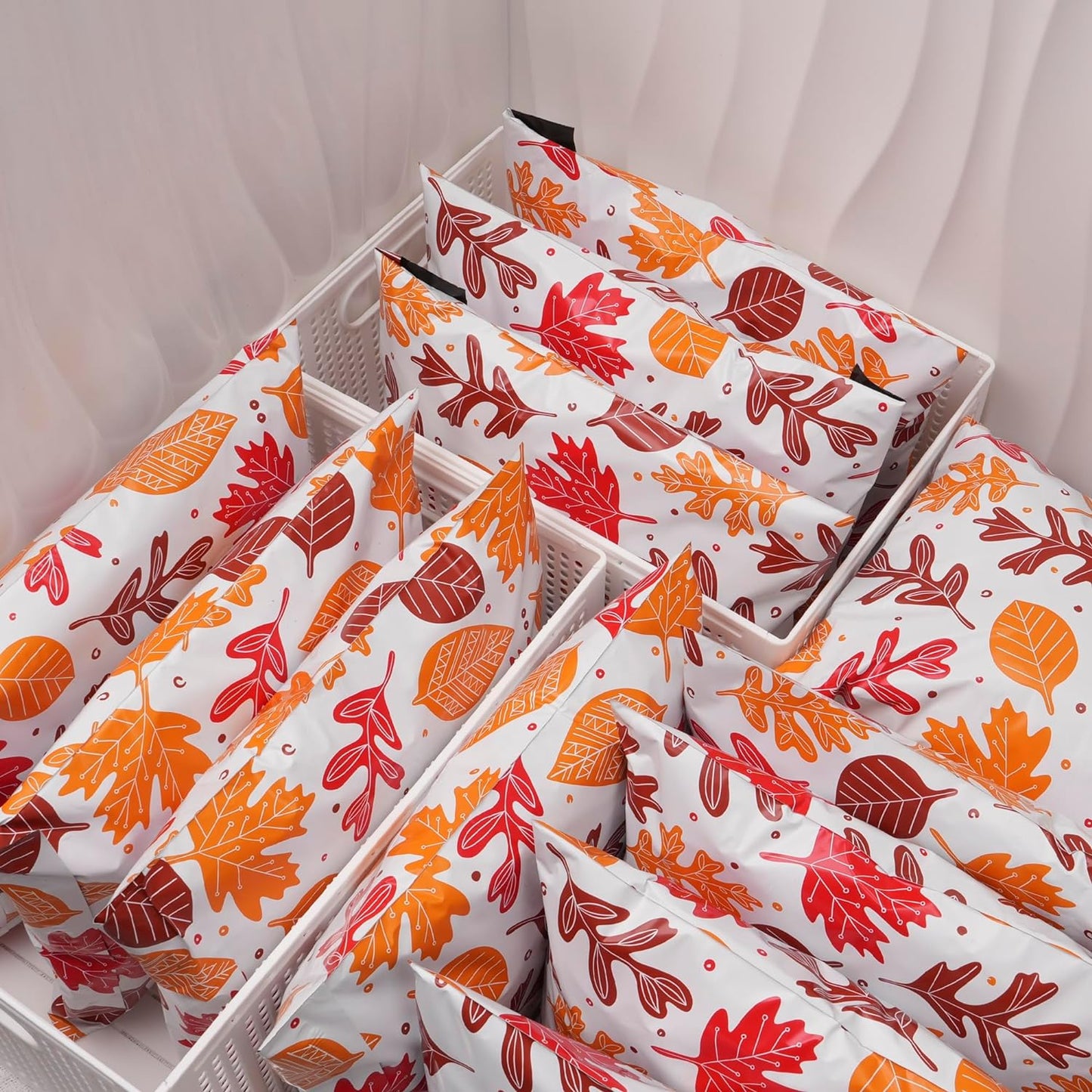 Maple Leaves Poly Mailers