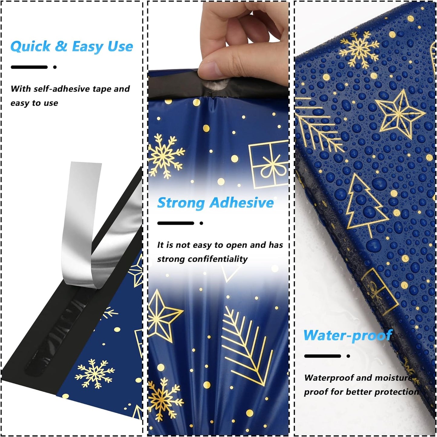 Christmas Starrysky Poly Mailers